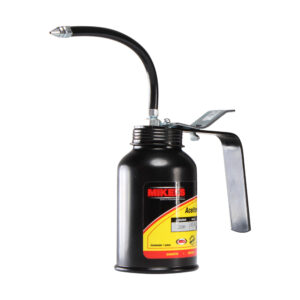 A2F Aceitera de presión, bote de acero, tubo flexible (250 ml)