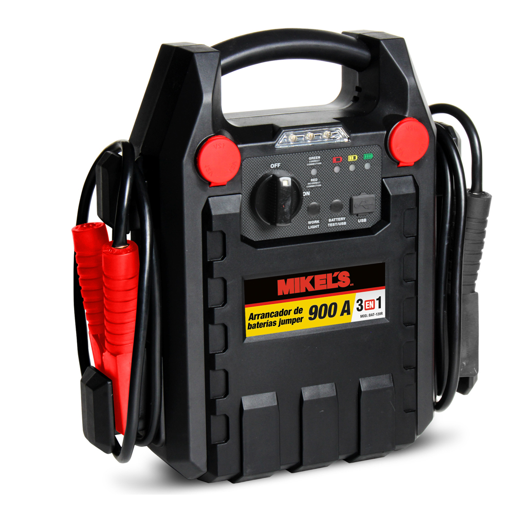 BAT-120R Arrancador de baterías Jumper (900 amp)