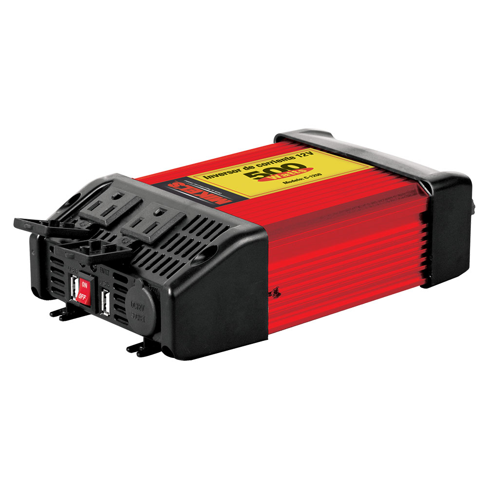 C-1250 Inversor de corriente 12 V (500 W)