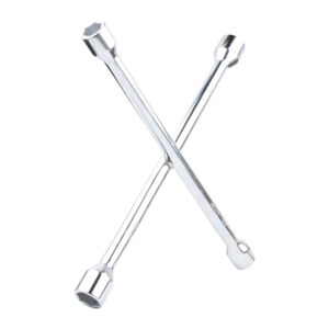 CC-1 Llave de cruz cromada 18” (13/16” - 3/4” - 17mm - 7/8”)