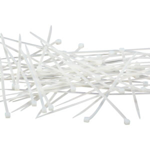 CDP100-46X300B Cinchos de plástico 4.6x300 mm, 100 pzas, Blanco