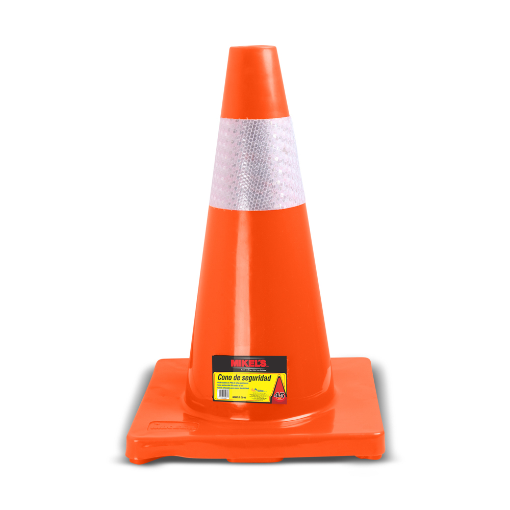CS-45R Cono de seguridad (45 cms, con reflejante)