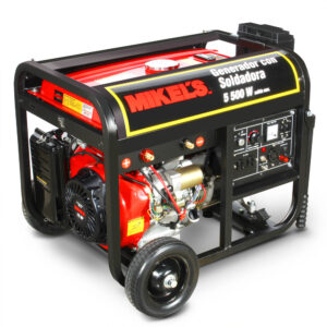 GCES-55 Generador de corriente eléctrica motor 4 tiempos con soldadora (5,500 W / 15 HP)