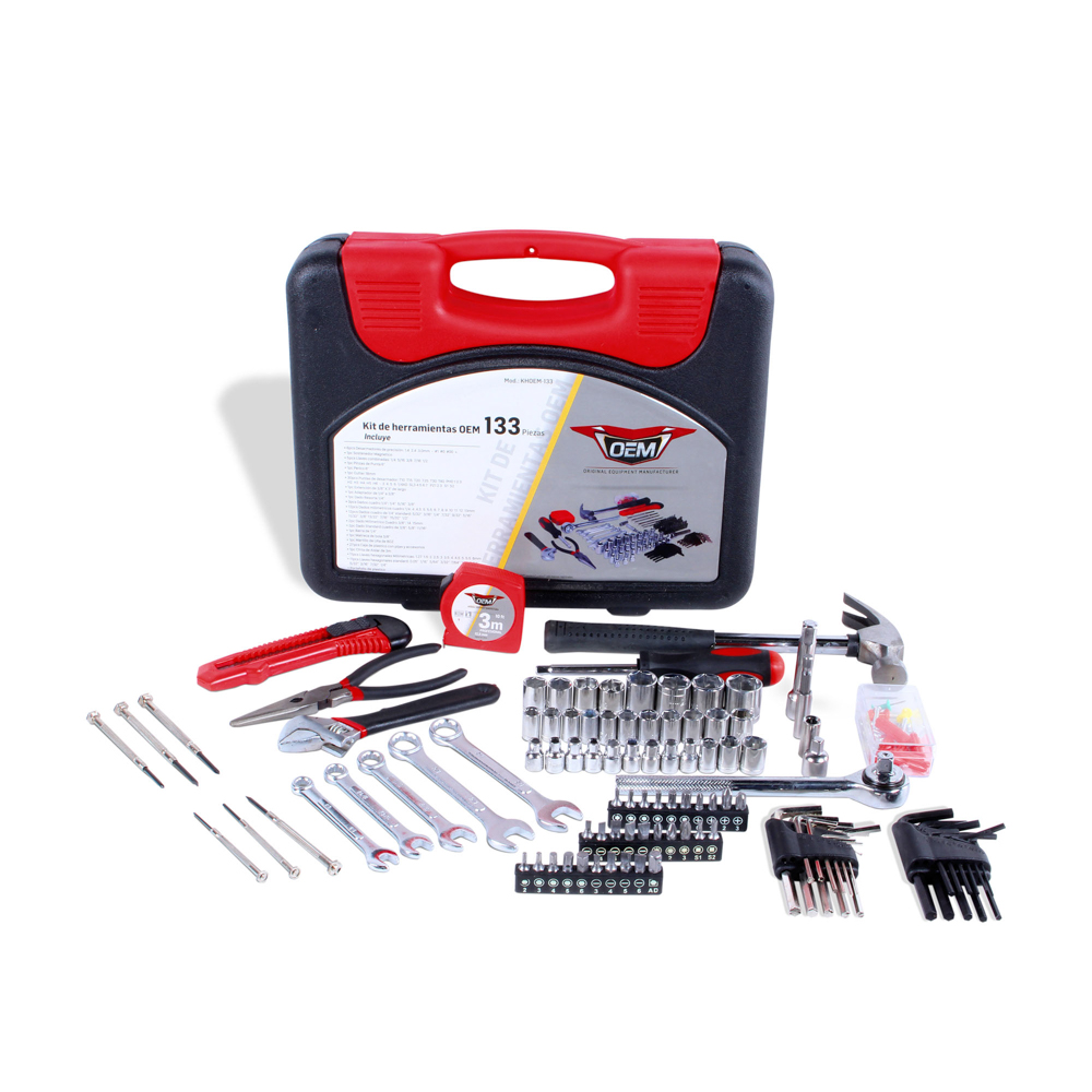 KHOEM-133 OEM Kit de herramientas 133 pzs.