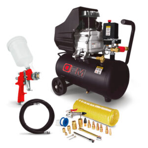 KNOEM-4 OEM Compresor de aire de 2.5 HP con kit neumático y accesorios