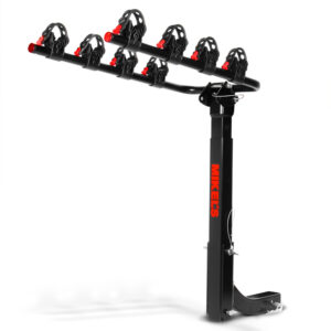 RBMT-04 Rack para 4 bicicletas, montaje en tirón (2")