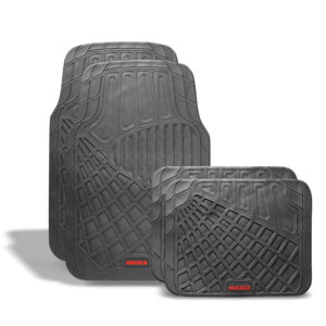 TA-2 Tapetes para auto de hule, gris de lujo