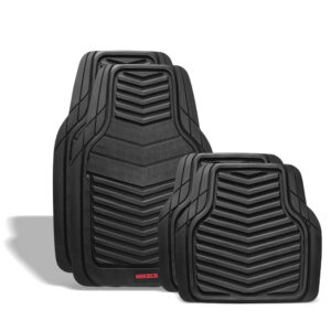 TA-4 Tapete para auto de hule, negro premium