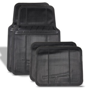 TC-1 Tapetes para auto de PVC, negros